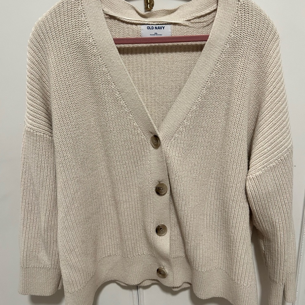 Old Navy Women's Beige Cardigan